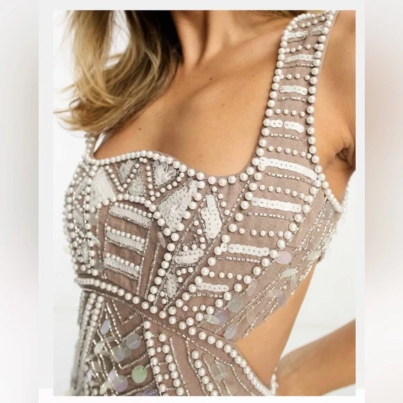 ASOS Embellished Mini Dress